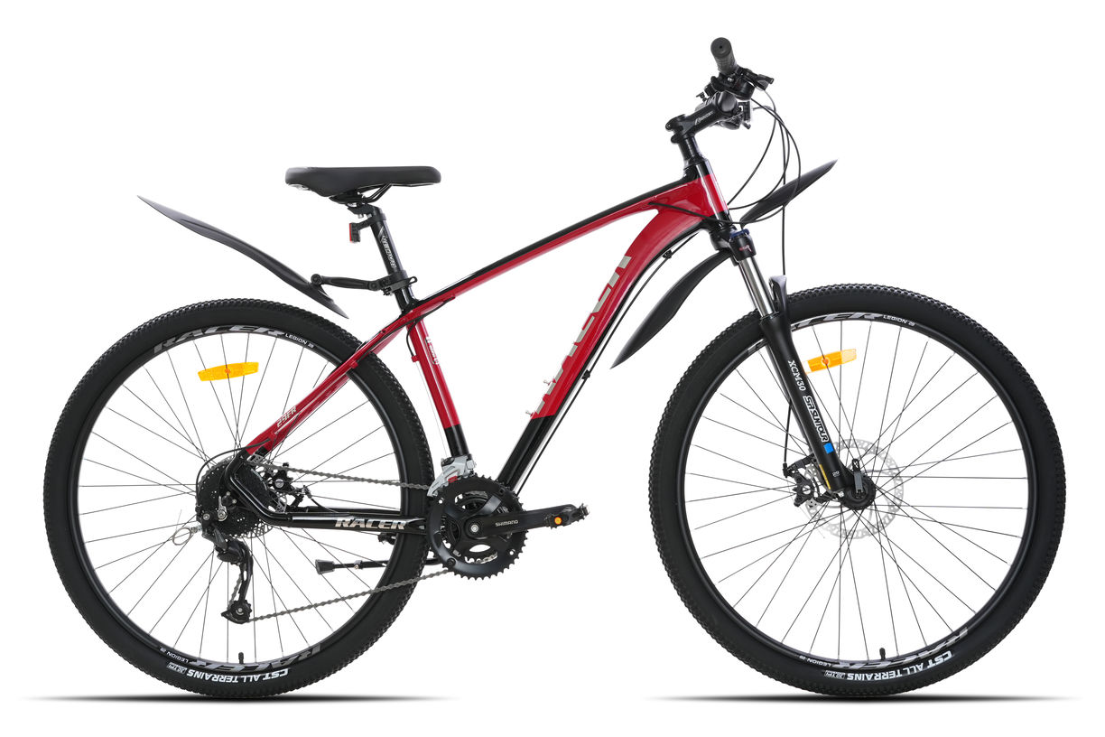Велосипед Racer Legion 29 черно-красный глянец 2025 рост 18