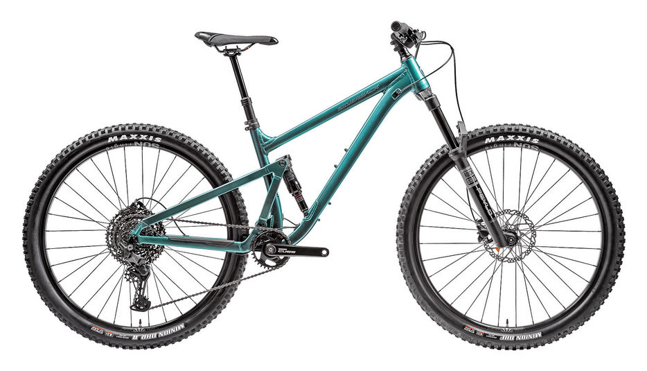 Велосипед SILVERBACK SE TRAIL 11 MATT METALLIC EMERALD/GLOSS BLACK L(435mm)
