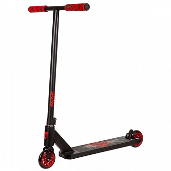 110A.PSYCHOP1.BK22 Самокат NOVATRACK PSYCHO'40, PU колеса 110 мм с алюмин.ободом, жесткость PU 88A, 