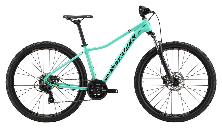 Велосипед SILVERBACK SE:SERIES 7 LADIES	MATT MYSTIC TEAL/MATT BLACK S(340mm)