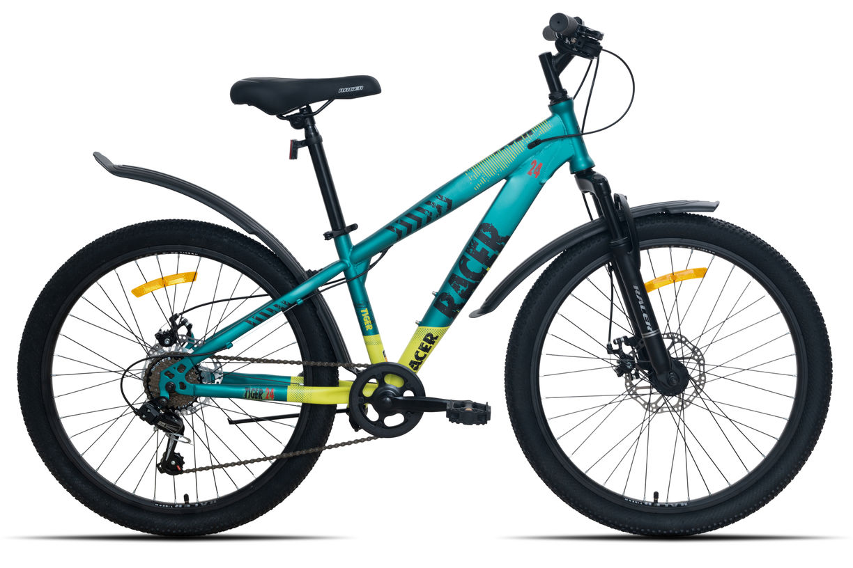 Велосипед Racer Tiger 24 мятно-салатовый 2026 рост 12