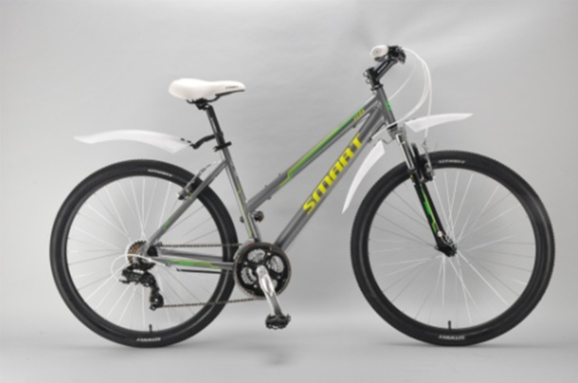 Велосипед Smart Vega 27,5 серо-желтый рост 16