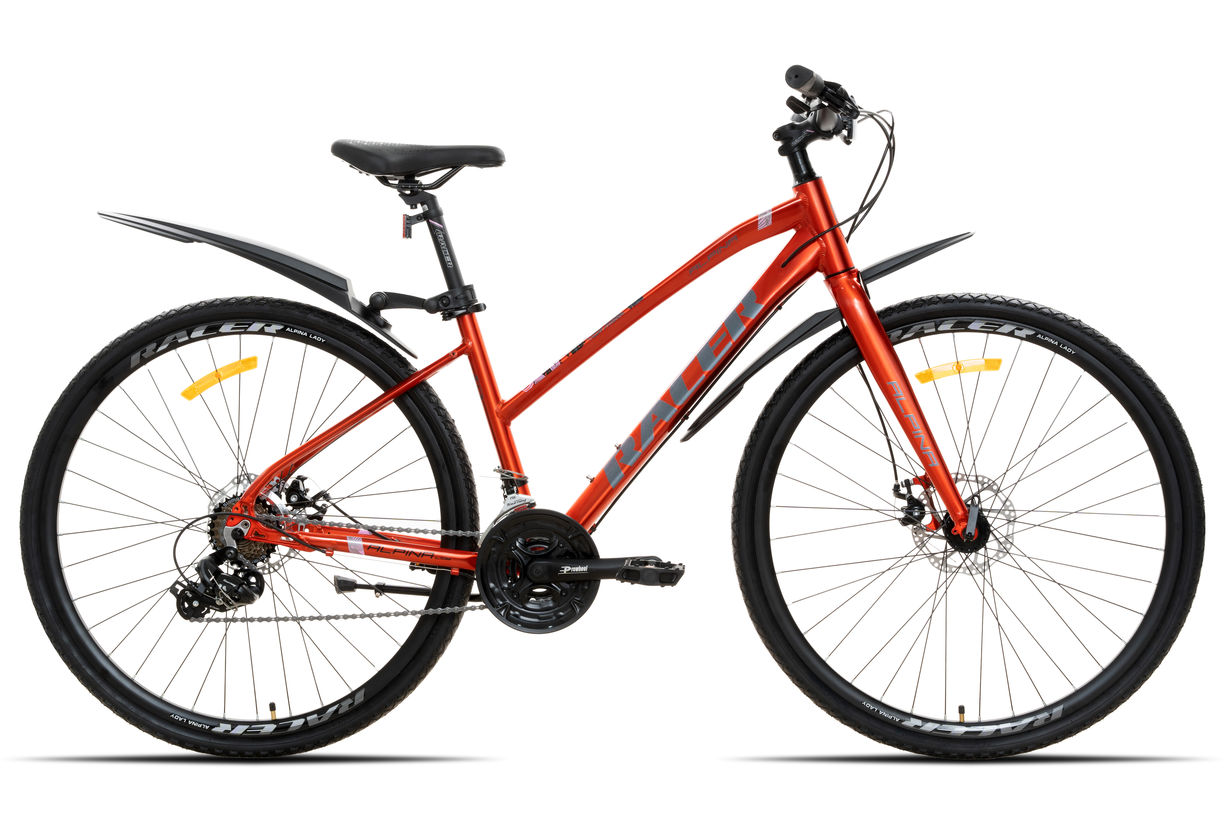 Велосипед Racer Alpina Lady красный глянец 2025 рост 16