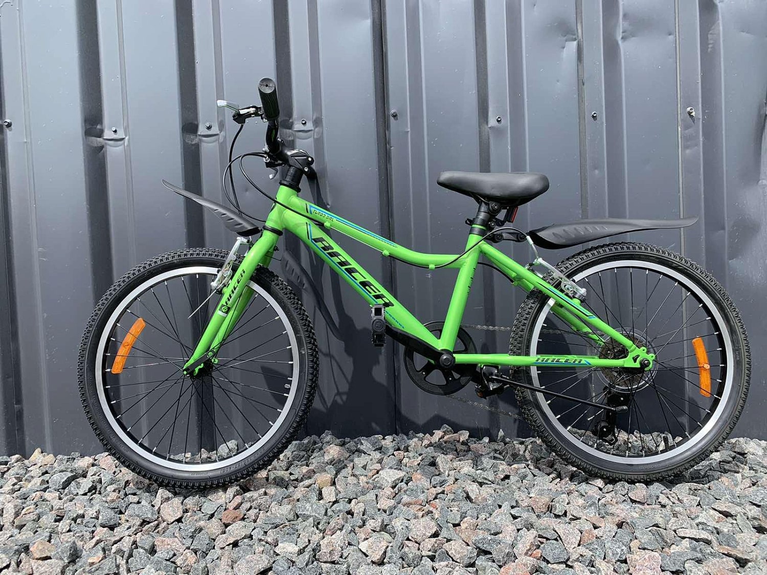 Велосипед Racer Turbo girl 20 салатовый (в комплекте с защитой цепи) 2021 рост 12