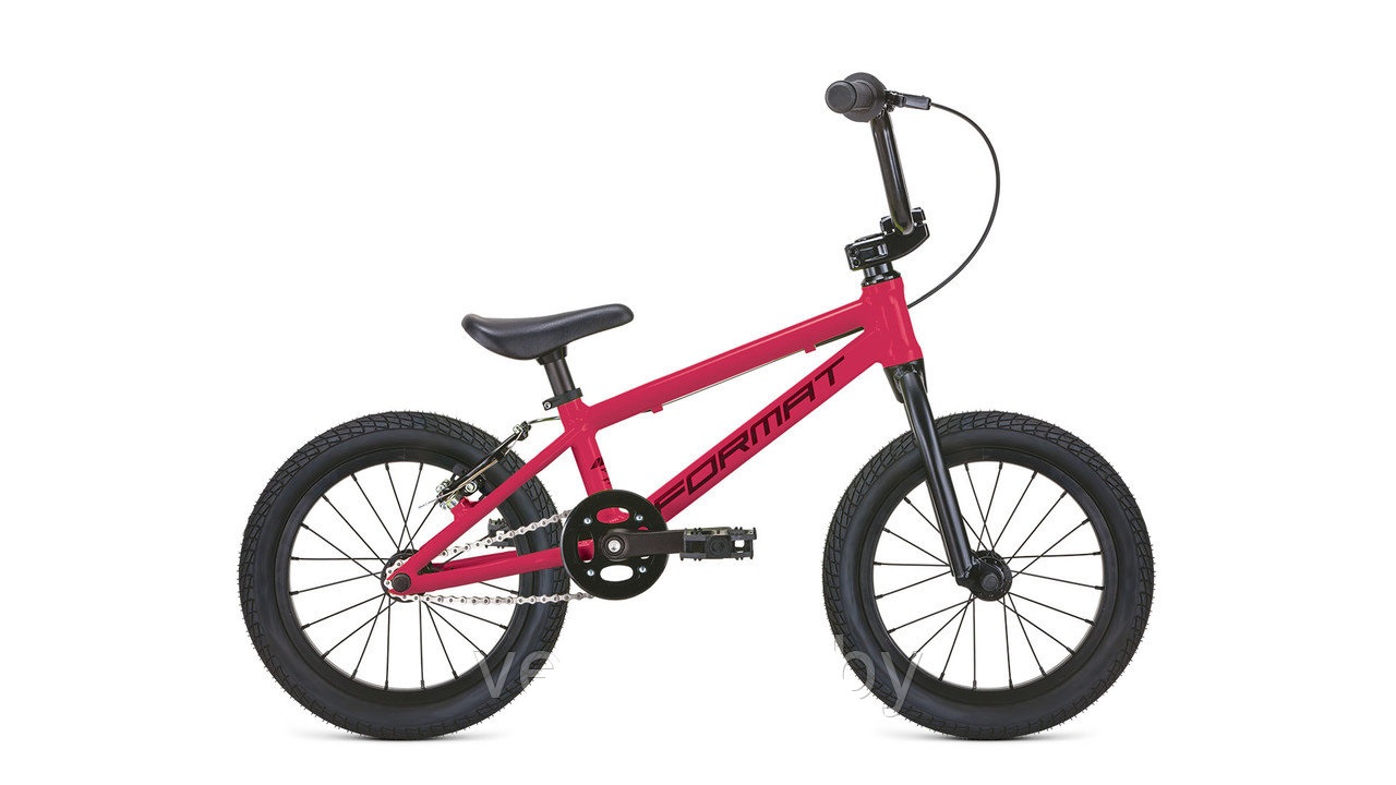 Велосипед FORMAT Kids 16 bmx (16" 1 ск. рост OS) 2020-2021, красный,  RBKM1K3C1001 /