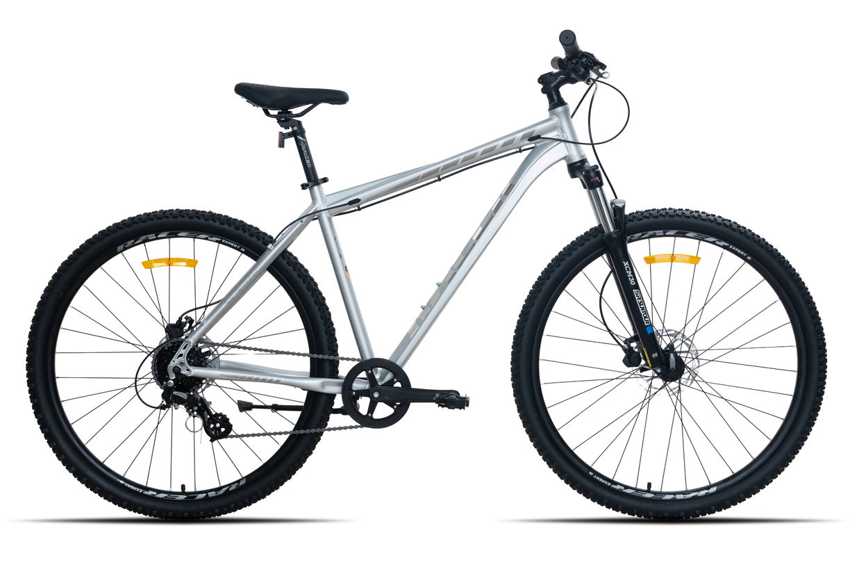 Велосипед Racer Expert 29 серебристый, логотип серебро 2026 рост 20