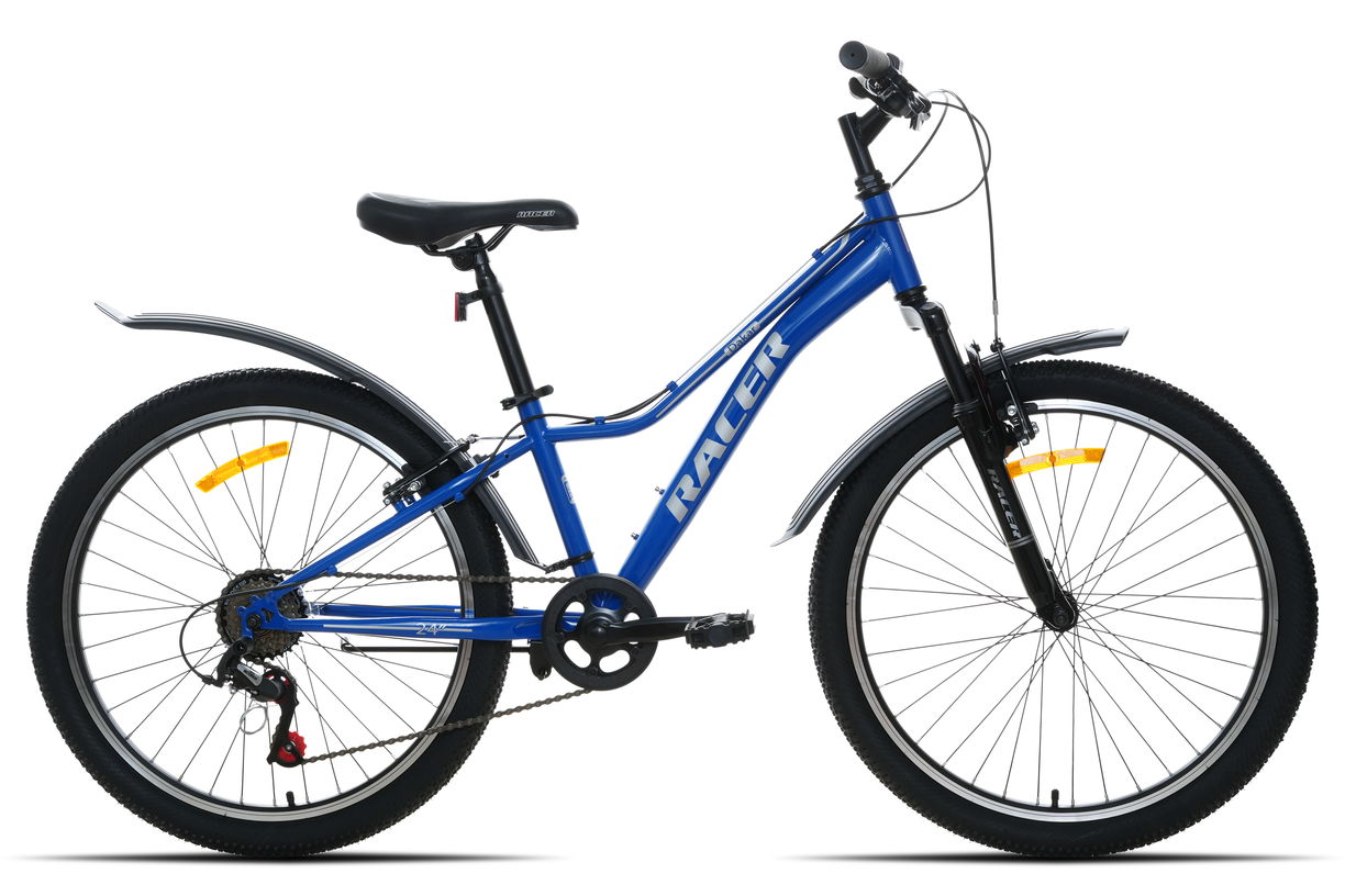 Велосипед Racer Dakar 24 синий глянец 2025 рост 12 (в комплекте с защитой цепи)